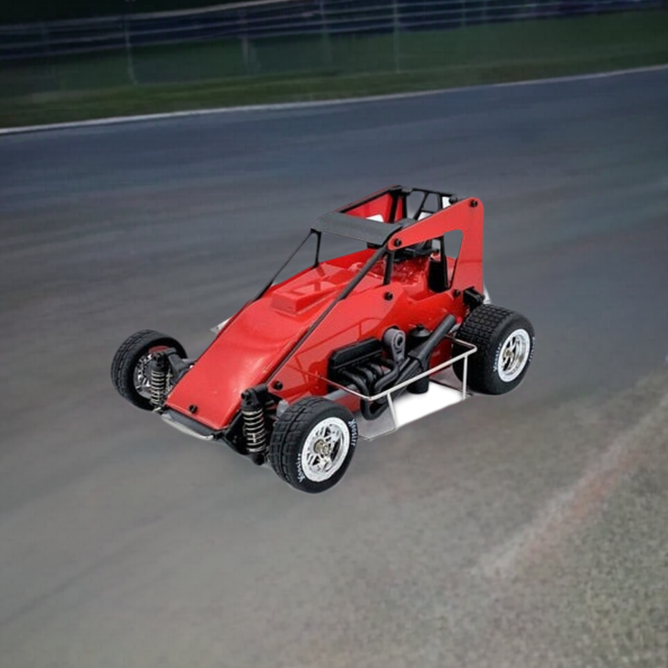 1RC Racing 1/18 Scale Midget 3.0, Red, RTR