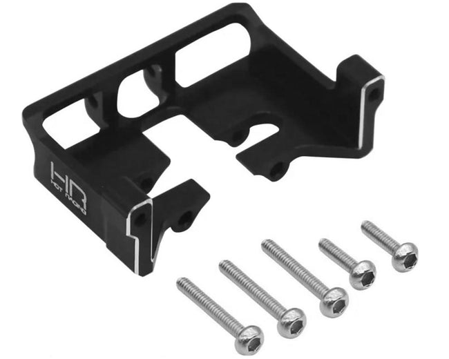 Hot Racing Axial SCX24 LCG Aluminum Steering Servo Mount (Black) (EcoPower/Emax)