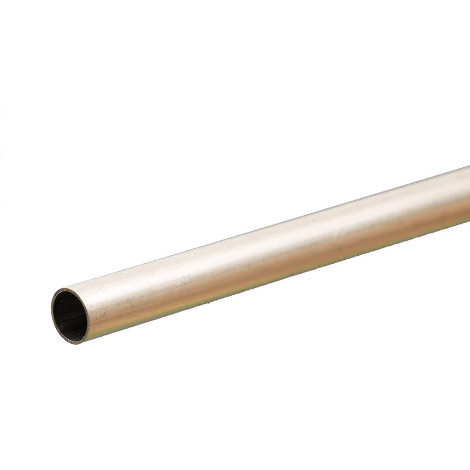 Round Aluminum Tube: 5/32" OD x 0.014" Wall x 12" Long