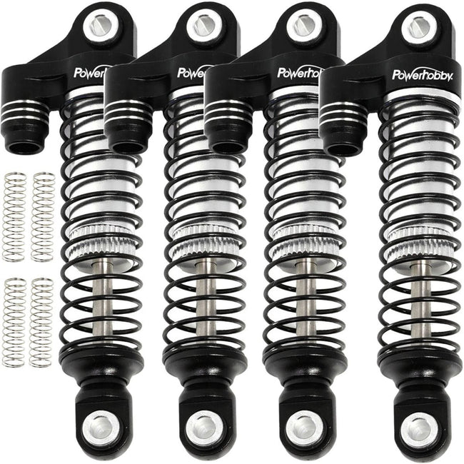 Aluminum 51mm Long Travel Shocks, Black, for Traxxas TRX-4M