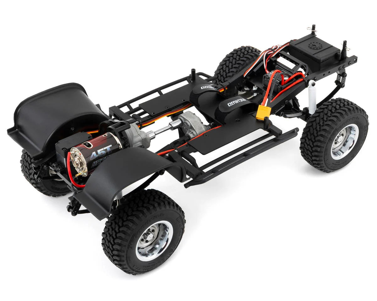 RC4WD Trail Finder 2 "LWB" RTR Scale Truck w/ Chevrolet K10 Scottsdale Hard Body (Black)