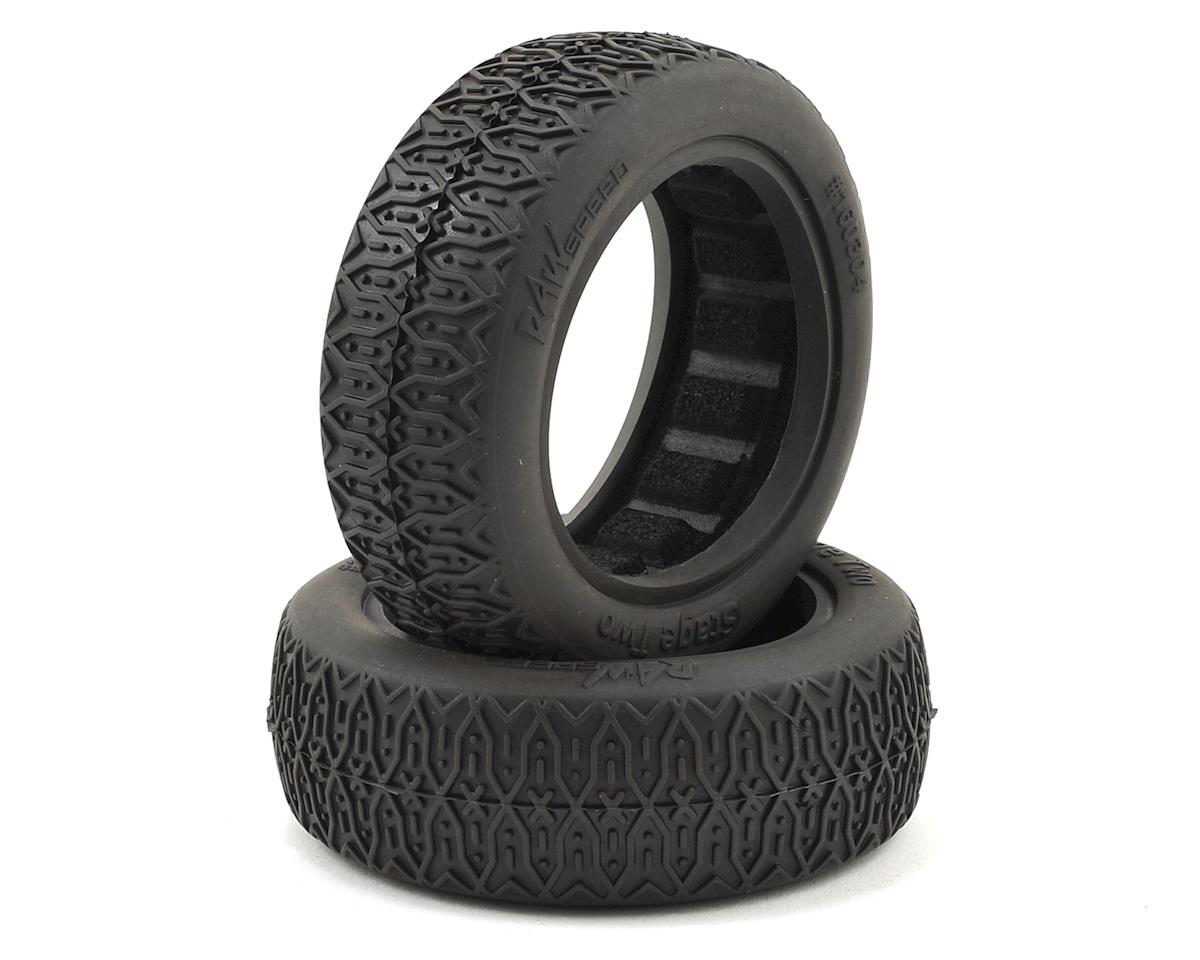 Raw Speed RC Stage Two 2.2" 1/10 2WD Front Buggy Tires (2) (Super Soft)