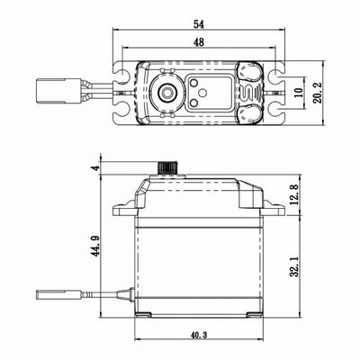 Savox Coreless Digital Servo with Soft Start, 0.16sec / 500oz @ 6V