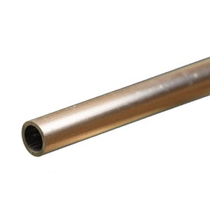 Round Aluminum Tube: 5/16" OD x 0.035" Wall x 12" Long