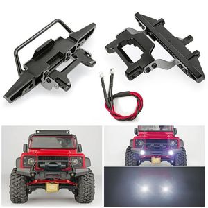 Power Hobby Front and Rear Bumper with Lights, for Traxxas TRX-4M