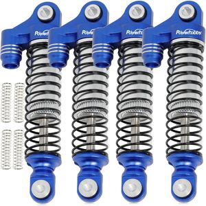 Aluminum 51mm Long Travel Shocks, Blue, for Traxxas TRX-4M