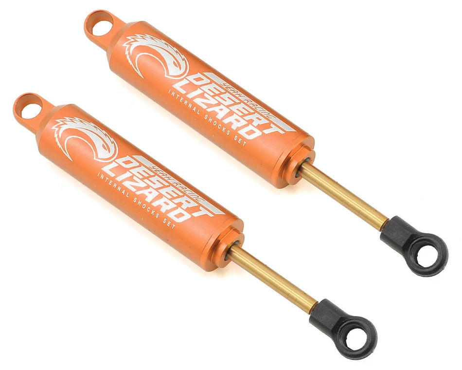 Yeah Racing 90mm Desert Lizard Two Stage Internal Spring Shock (2) (Orange)