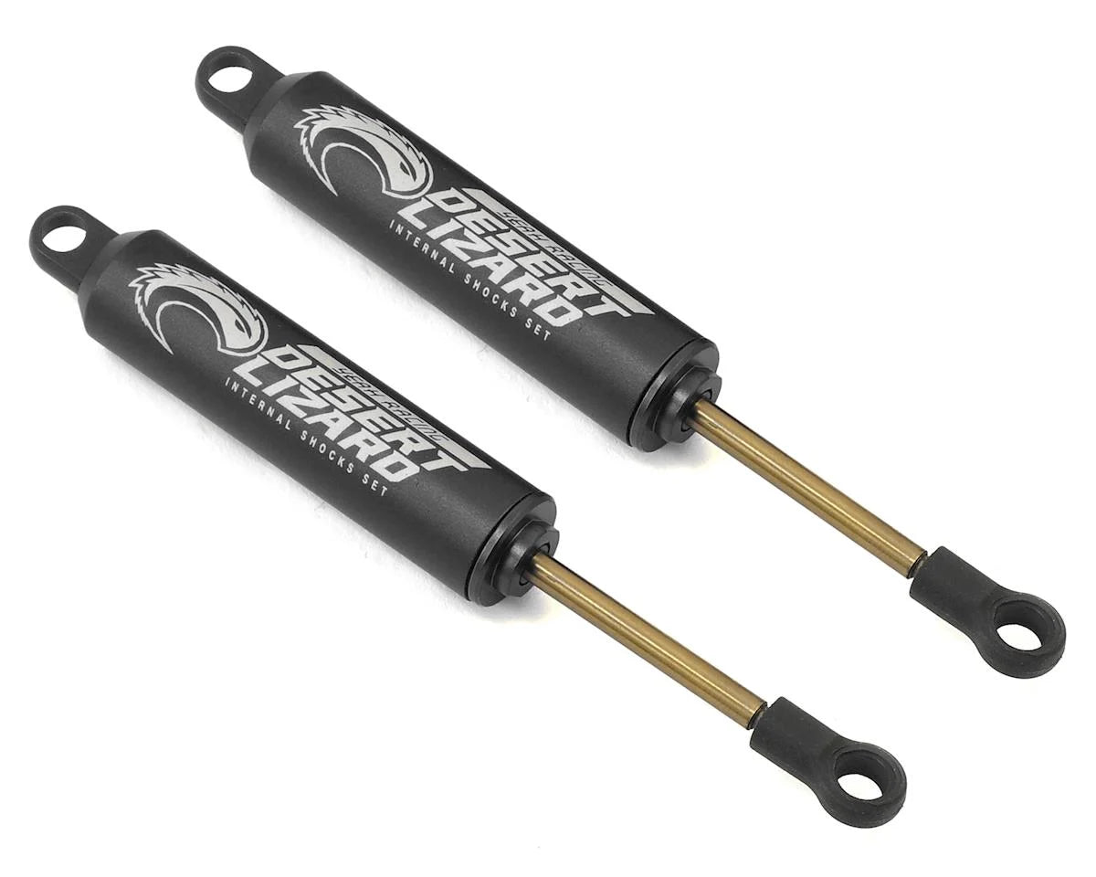 Yeah Racing 100mm Desert Lizard Two Stage Internal Spring Shock (2) (Black)