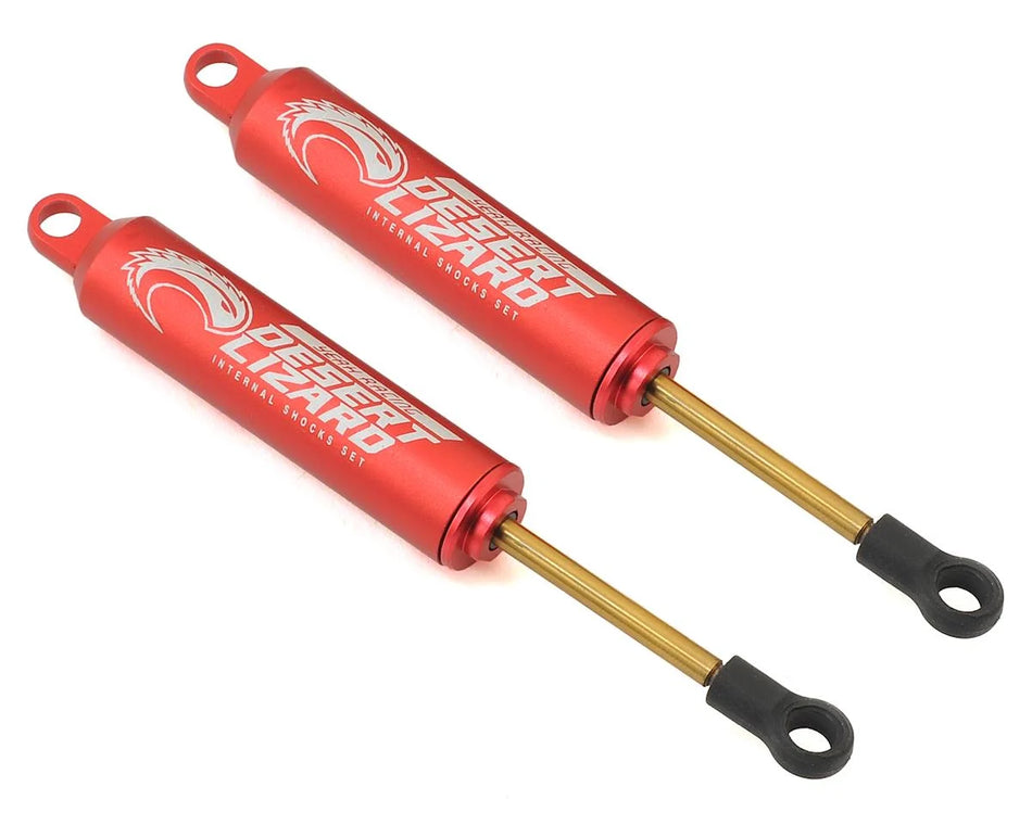 Yeah Racing 100mm Desert Lizard Two Stage Internal Spring Shock (2) (Red)