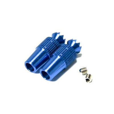 Secraft Transmitter Stick Ends 3mm Blue