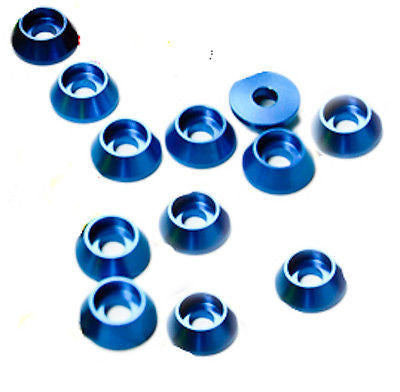 Secraft Cap Bolt Washer M4 Set Blue