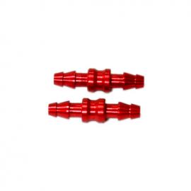 Secraft Aluminum Fuel Fitting Red