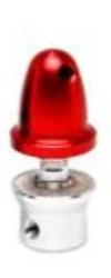 Prop adapter 2.3mm (Side lock type) Red