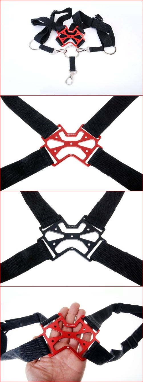 Secraft Transmitter Neck Strap Harness V2 Red