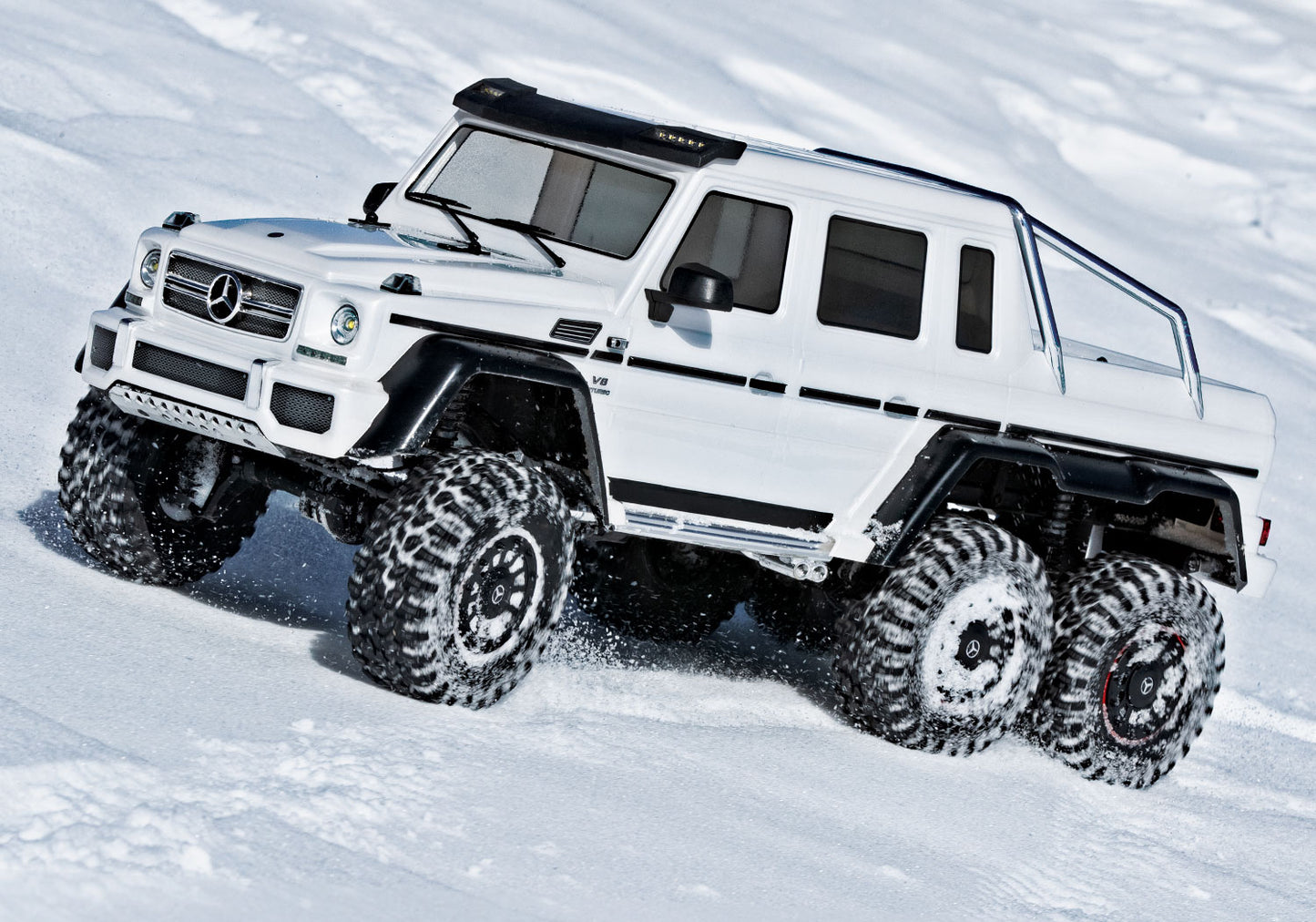 88096-4 TRX-6 Mercedes-Benz G 63 AMG 6x6 White