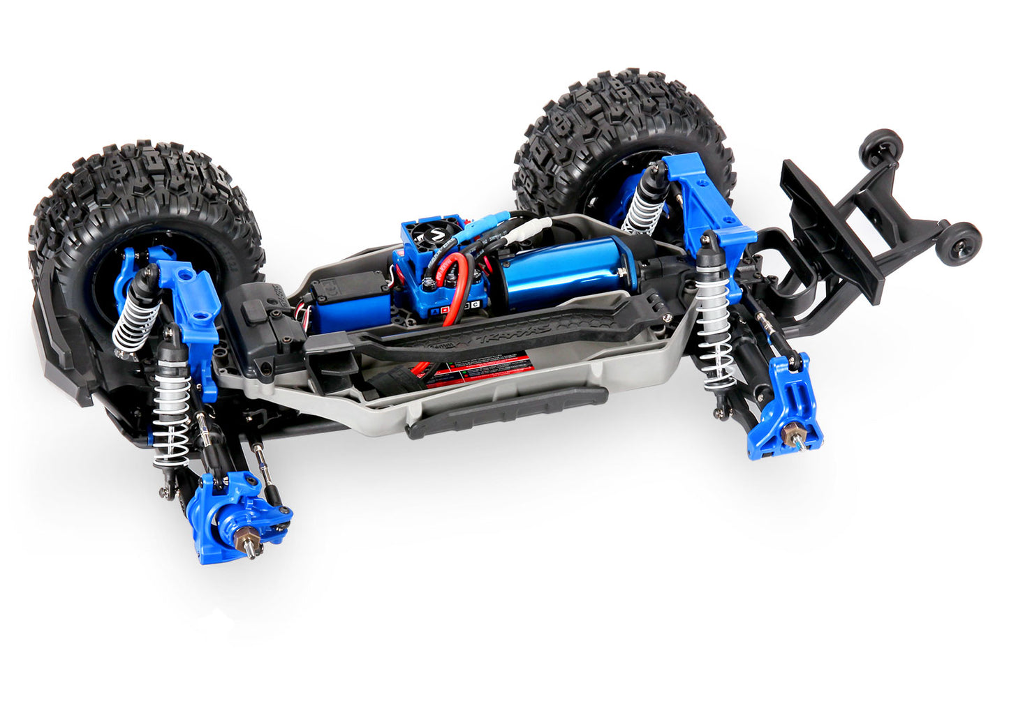 9080X Outer Driveline & Suspension Rustler 4x4 Upgrade Kit, blue