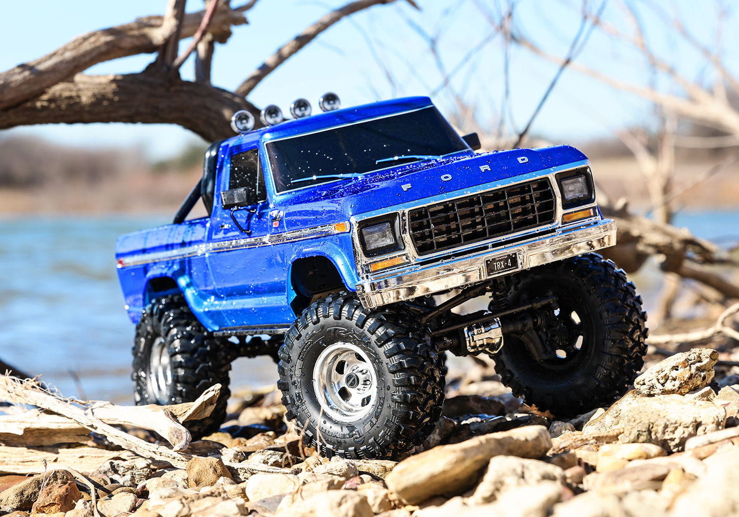 92046-4-BLUE TRX-4 Ford F-150 High Trail Edition