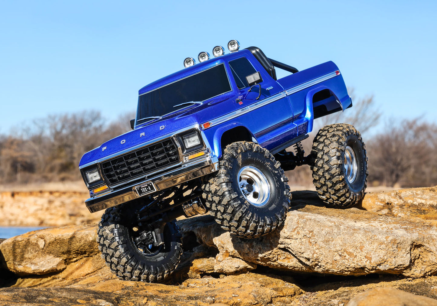 92046-4-BLUE TRX-4 Ford F-150 High Trail Edition