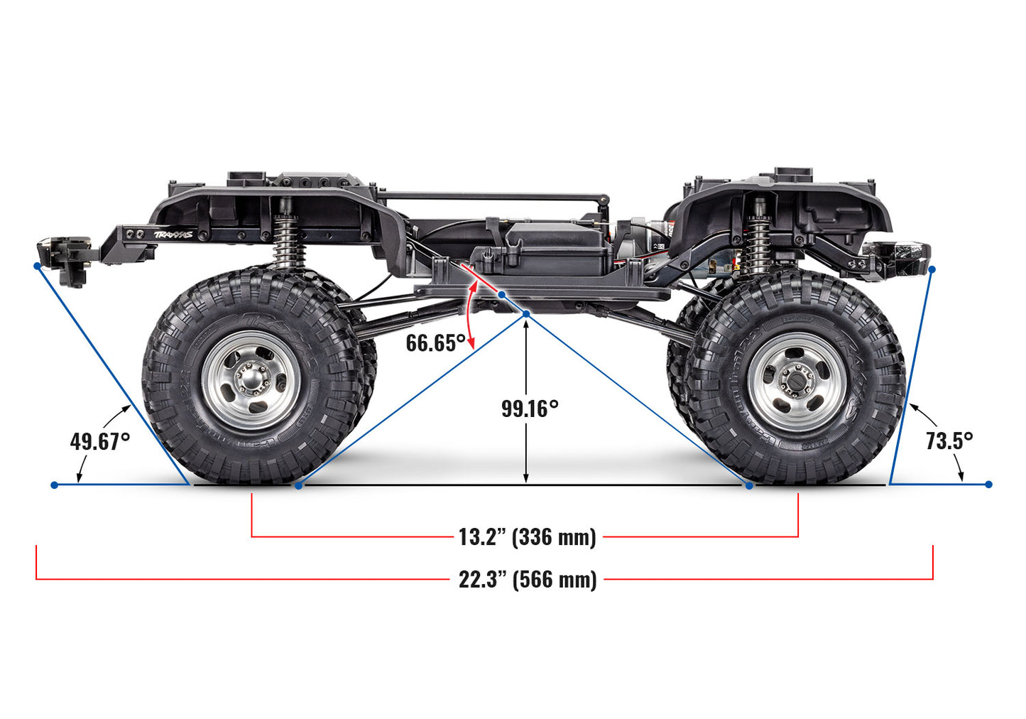 92046-4-BLUE TRX-4 Ford F-150 High Trail Edition