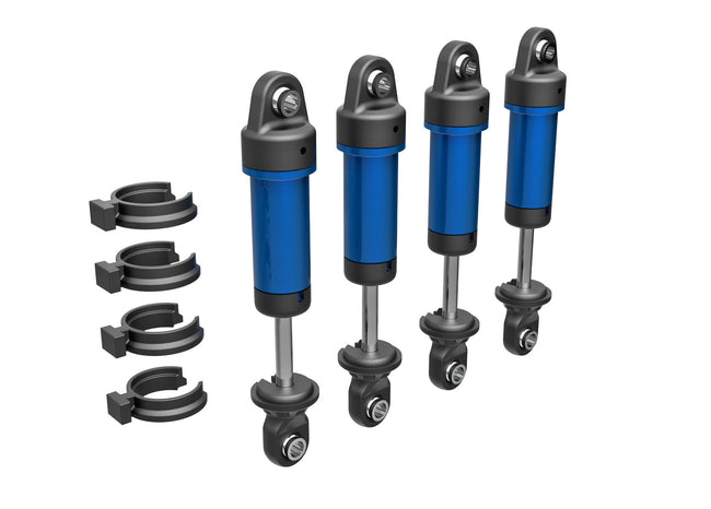 9764-BLUE Shocks, GTM, 6061-T6 aluminum (blue-anodized)