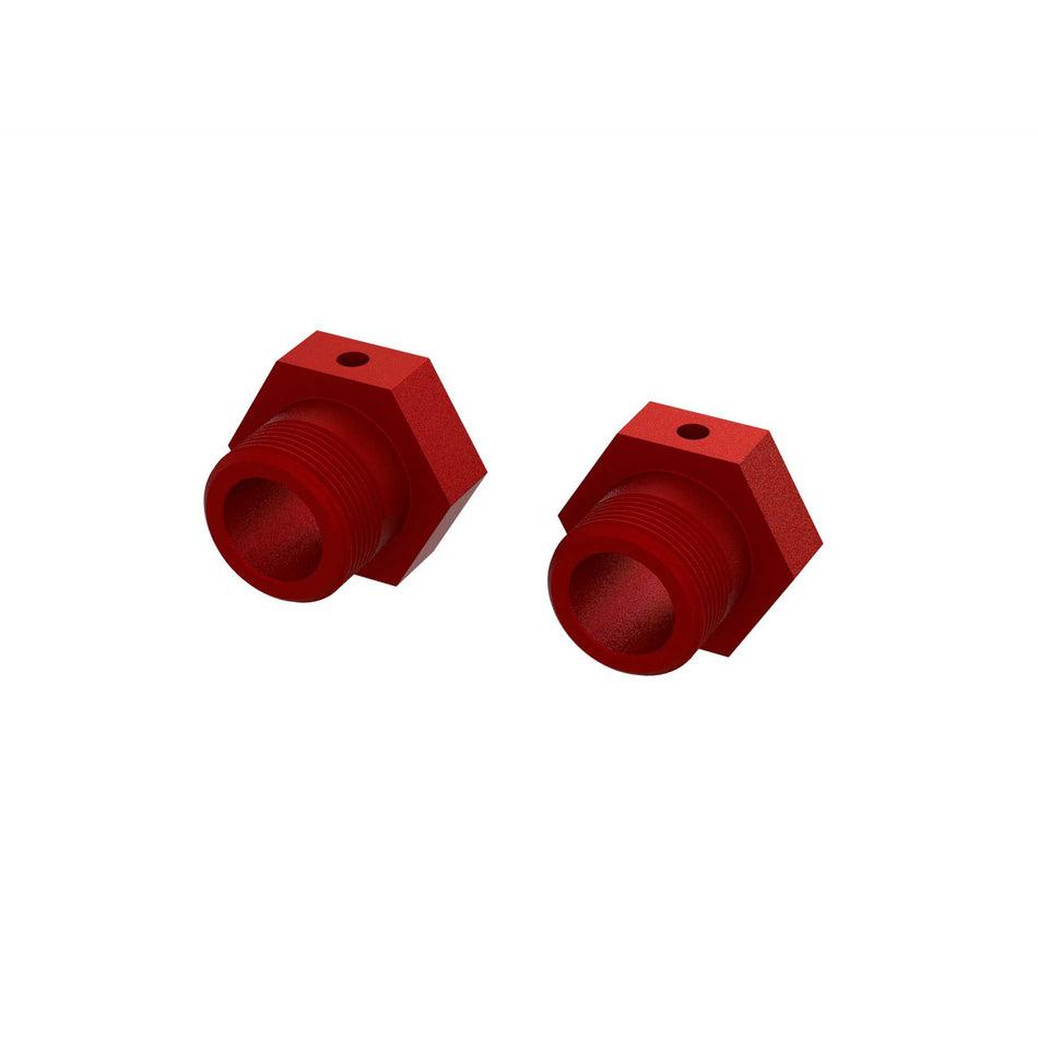 ARA310928 Aluminum Wheel Hex 24mm (Red)