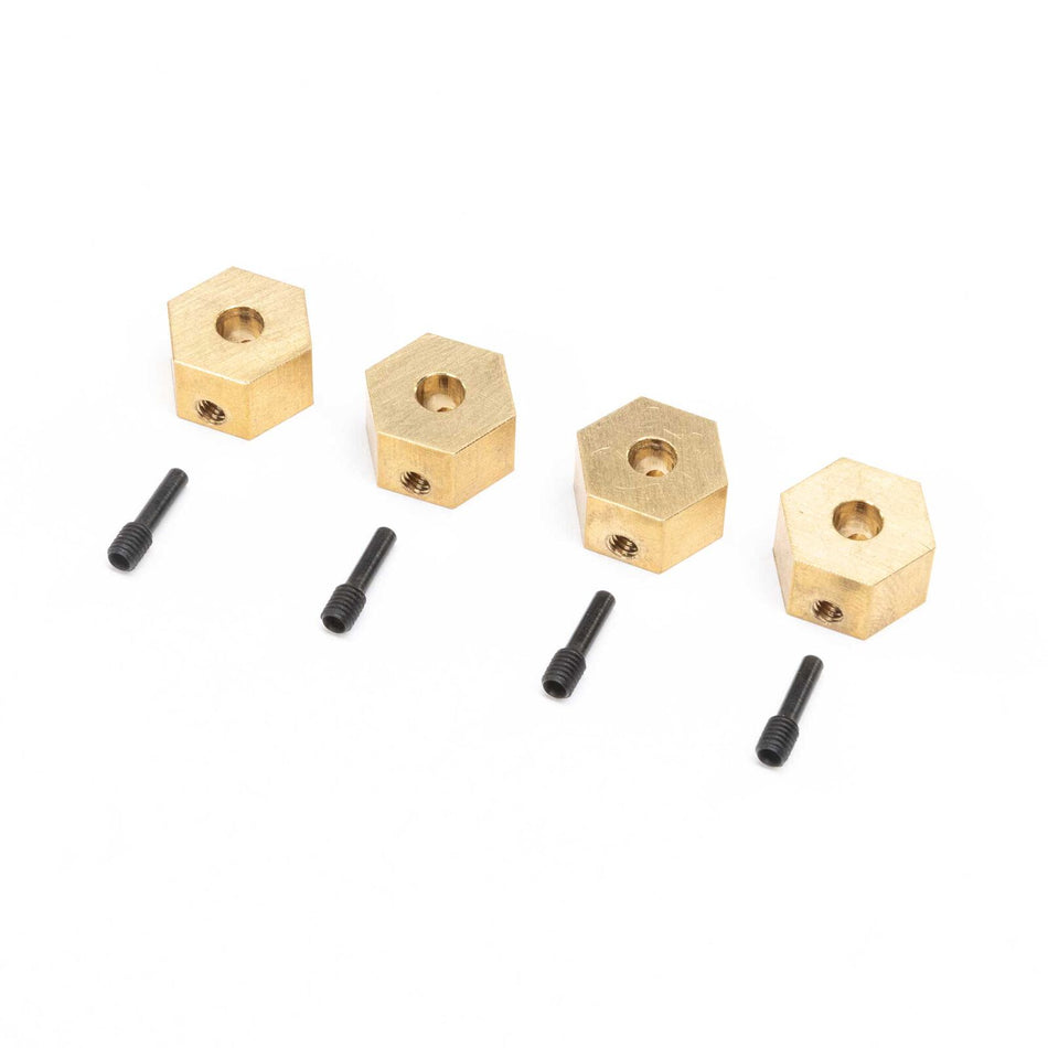 Hex Hubs, Brass (7g) (4): UTB18