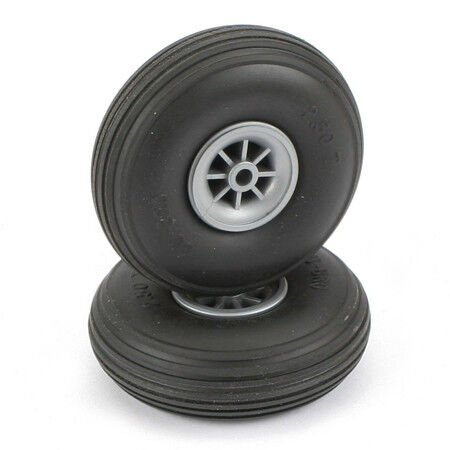 Dubro Treaded Wheels, 2-1/2"