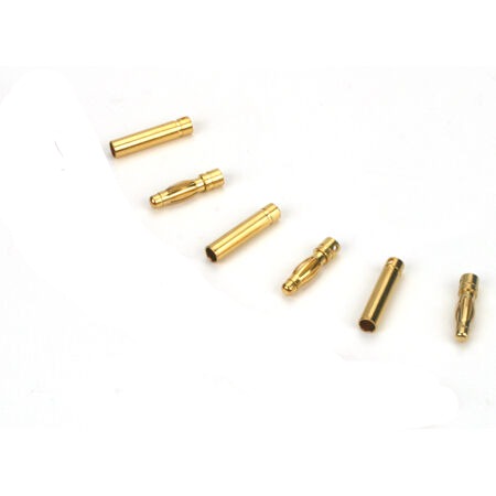 E-Flite Gold Bullet Connector Set, 4mm