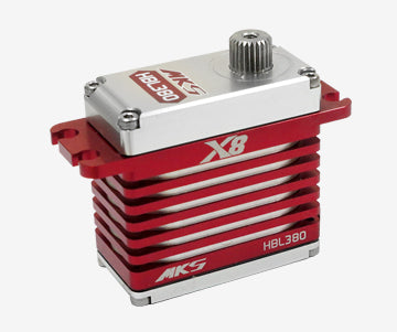 X8 HBL380 MKS Brushless Ti-Gear High Torque Large Scale Servo (High Voltage)