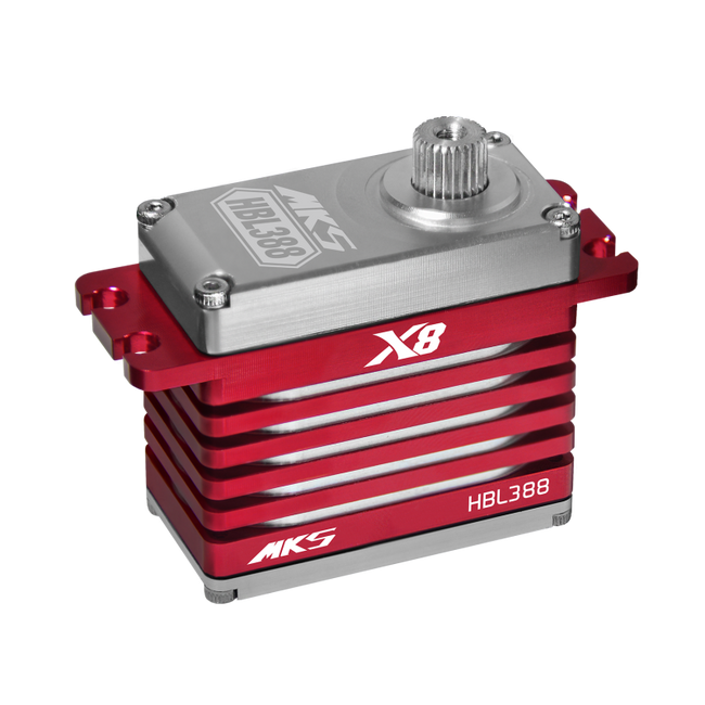 X8 HBL388 MKS Brushless Titanium Digital Servo (High Voltage)