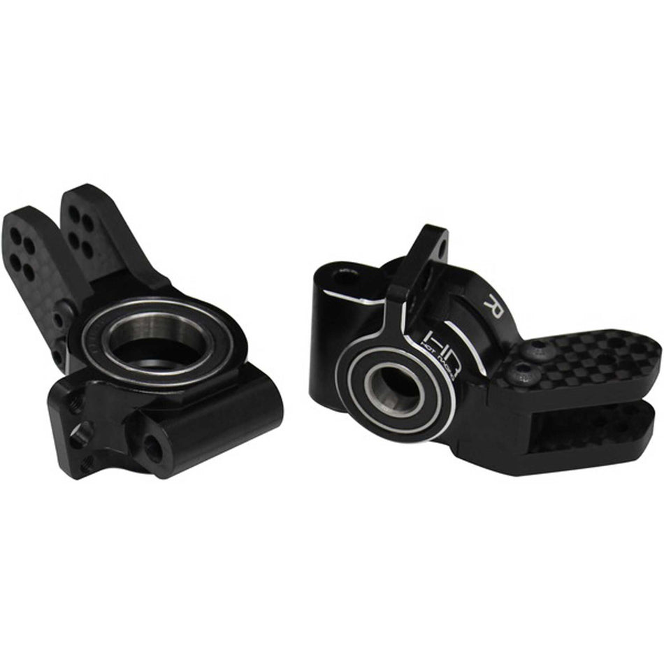 Hot Racing Arrma 6S Aluminum Rear Hubs w/Heavy Duty Bearings (Black) (2)