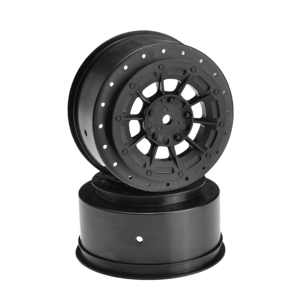 Hazard Wheel, Black:Losi SCTE,