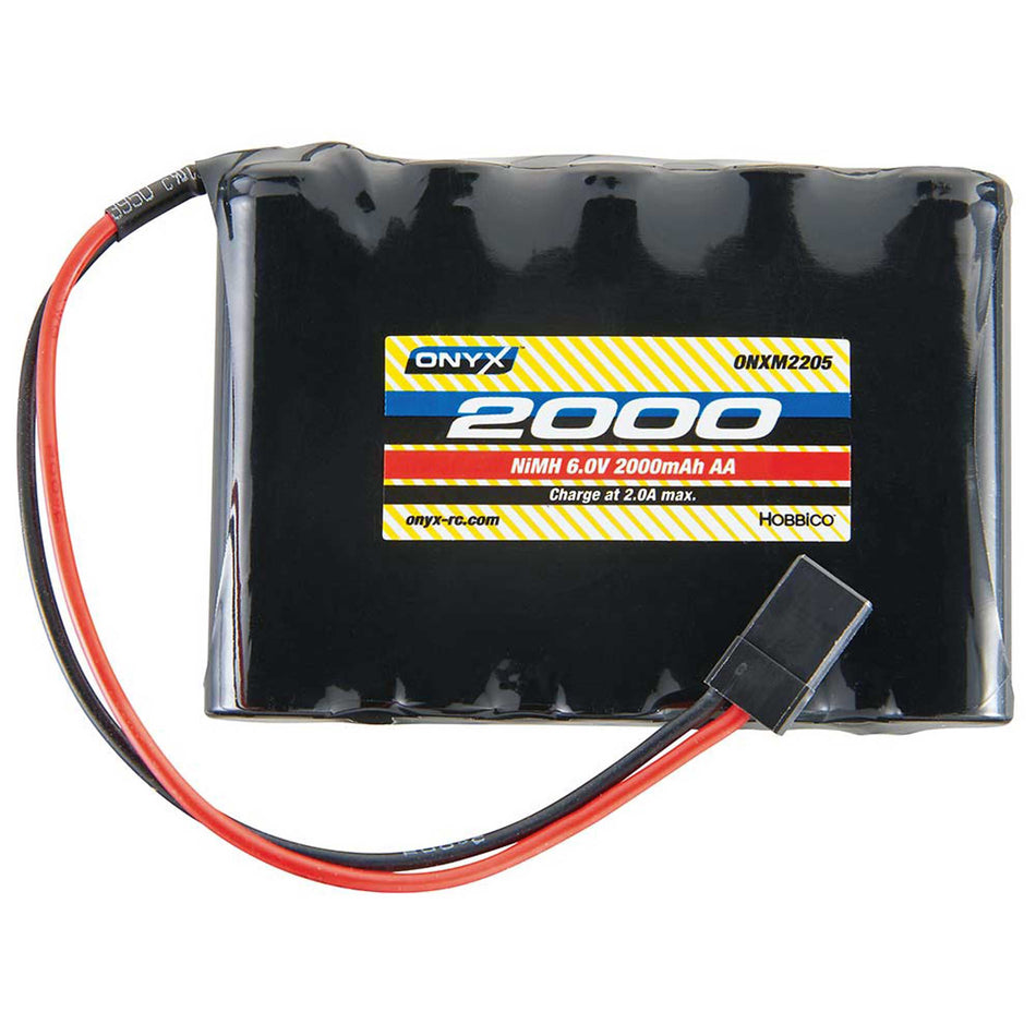 6.0V 2000mAh AA NiMH Flat Receiver Battery: Universal Receiver