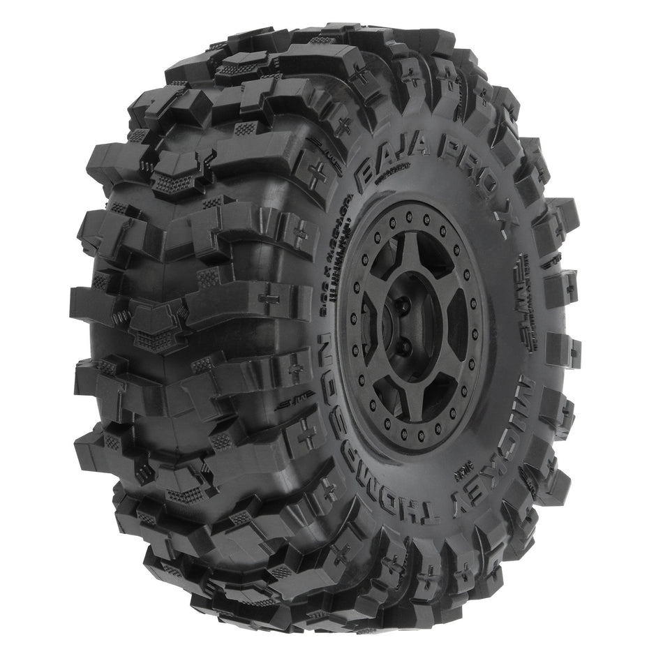 Pro-Line® 1/10 Baja ProX G8 F/R 1.9 MTD 12mm Blk Holcomb (2)