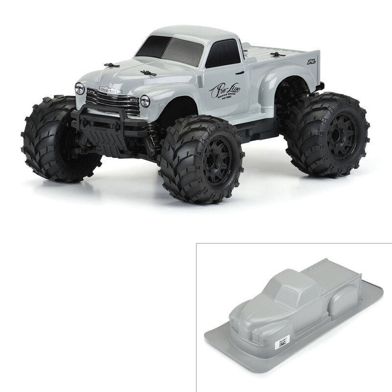 1/10 Pro-Line Early 50's Chevy Tough-Color Gray Body: Stampede & Granite