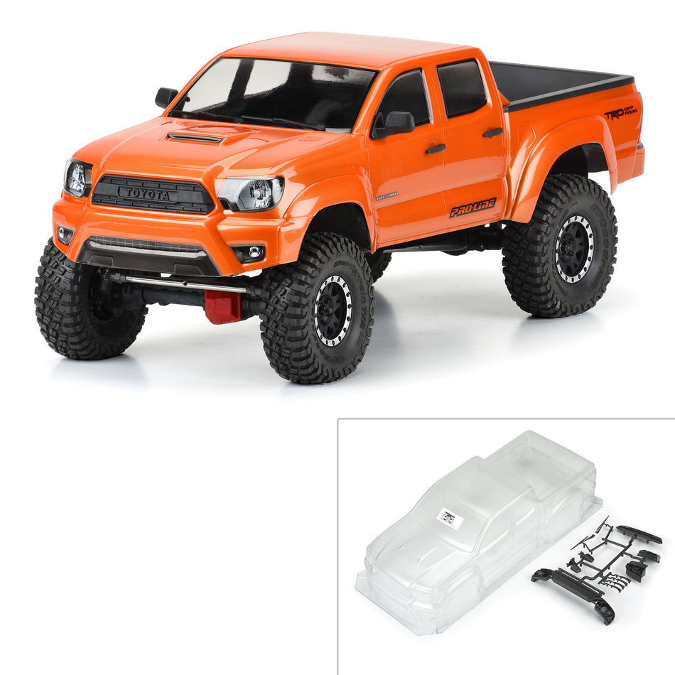 Pro-Line® 1/10 2015 Toyota Tacoma TRD Pro Clear Body 12.3" Wheel Base Crawler