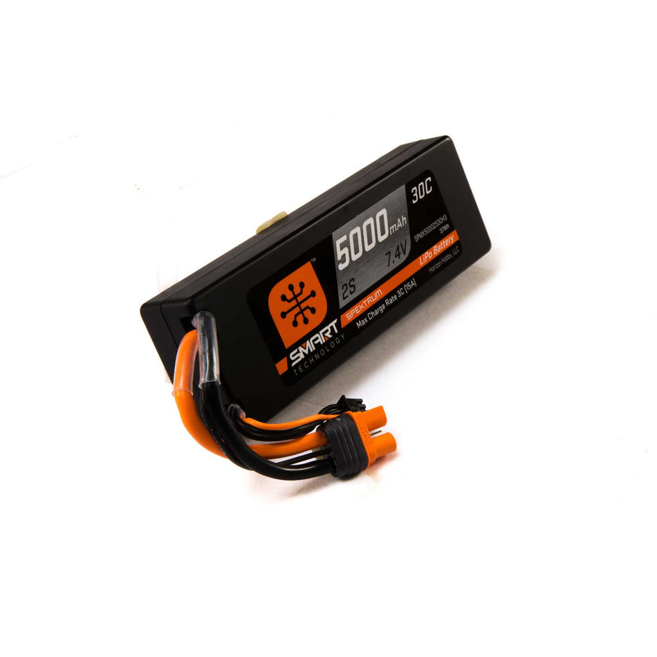 SPMX50002S30H3 5000mAh 2S 7.4V Smart LiPo 30C Hardcase; IC3