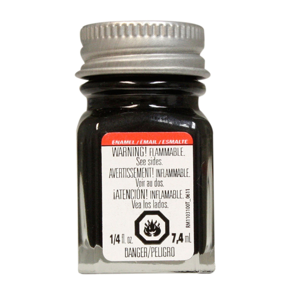 Enamel 1/4oz Black Metallic