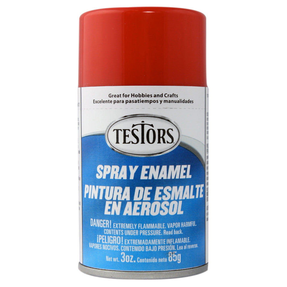 Testors Enamel Spray 3oz Red