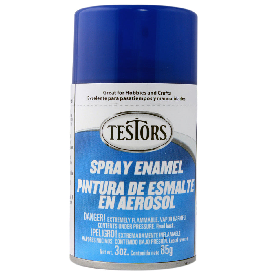 Testors Enamel Spray 3oz Dark Blue