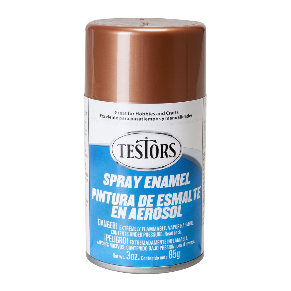 Testors Enamel Spray 3oz Copper