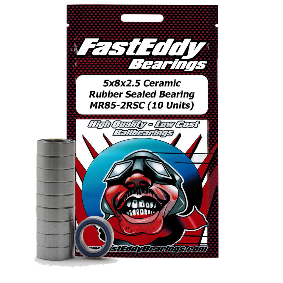 FastEddy 5x8x2.5 Ceram Rub Sld Bearing