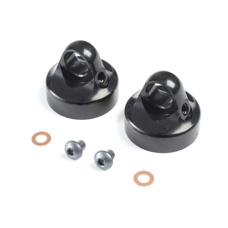 Domed Bleeder Shock Caps, Aluminum, G3 (2): 22