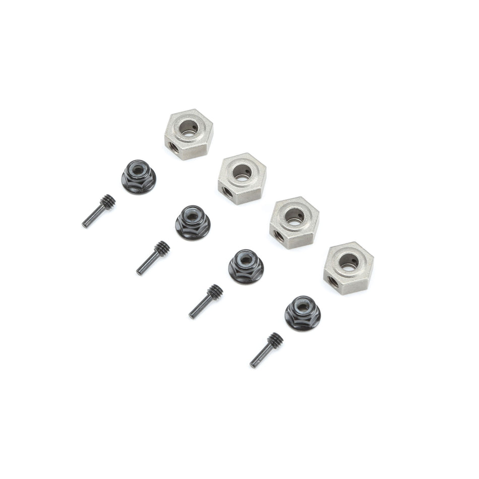 Wheel Hex, Pins & Serrated Loc