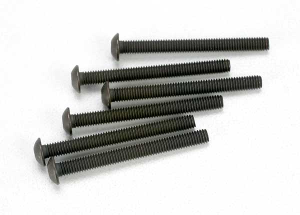 2582 Screws, 3x30mm button-head machine (hex drive) (6)