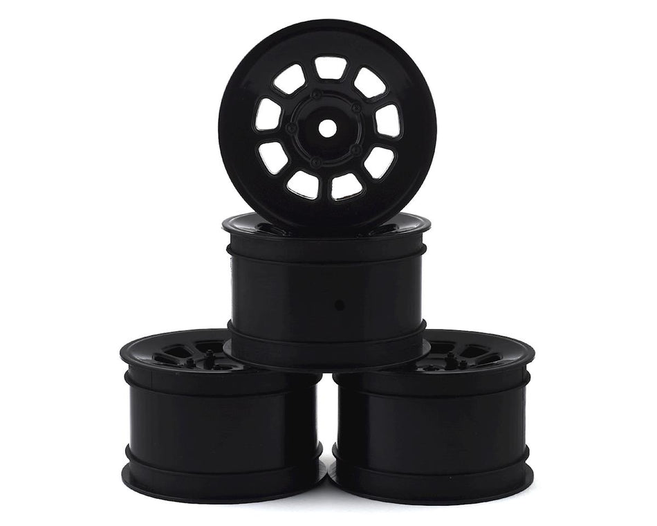 JConcepts 9 shot 2.2" rear wheel (black) - 4pc