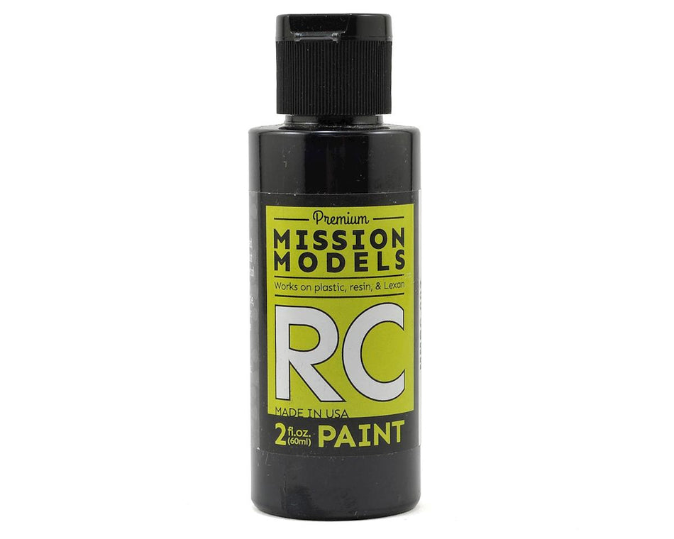 Mission Models Black Acrylic Lexan Body Paint (2oz)