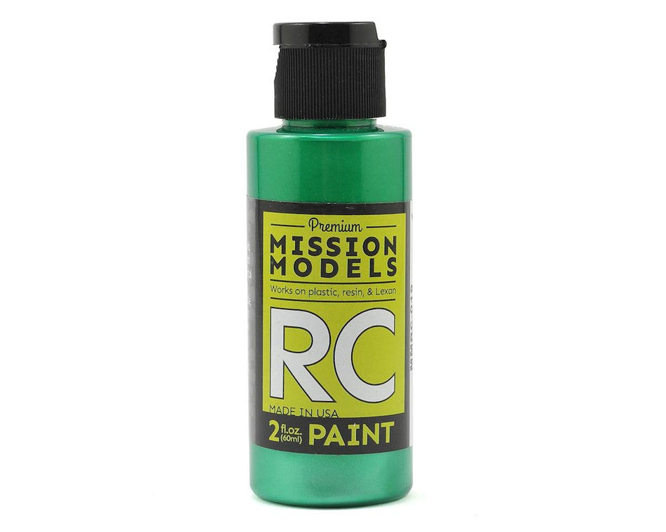 Mission Models Pearl Green Acrylic Lexan Body Paint (2oz)