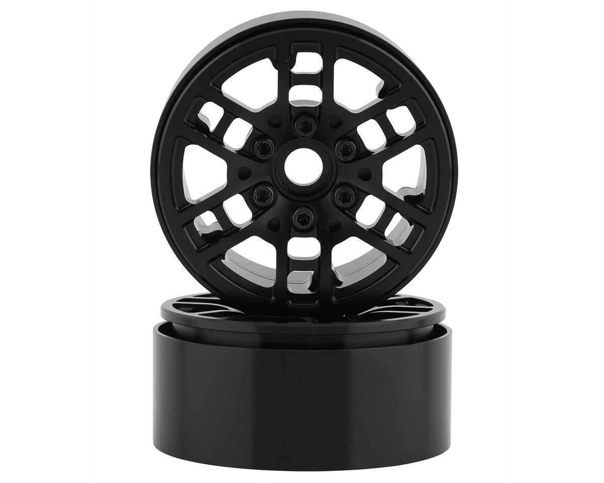 SSD RC Toycoma 1.9 Beadlock Crawler Wheels (Black) (2)