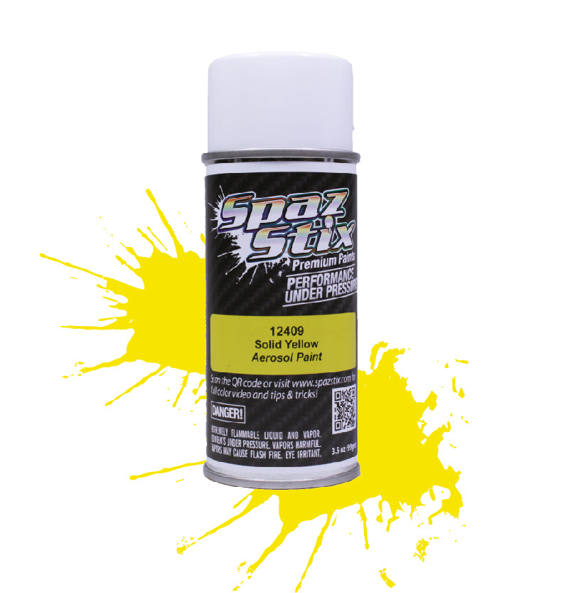 Solid Yellow Aerosol Paint